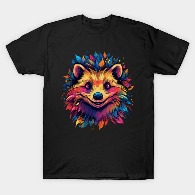 Hedgehog Smiling T-Shirt by JH Mart